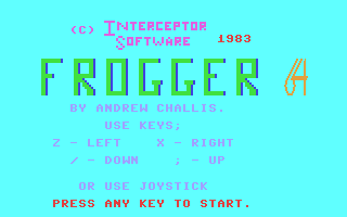 C64 GameBase Frogger_64 Interceptor_Software 1983
