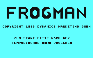 C64 GameBase Frogman Dynamics_Marketing_GmbH 1983