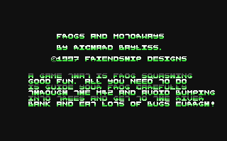 C64 GameBase Frogs_and_Motorways Binary_Zone_PD 1996