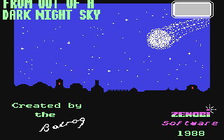 C64 GameBase From_Out_of_a_Dark_Night_Sky Zenobi_Software 2019
