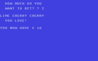 C64 GameBase Fruit_Machine Grisewood_&_Dempsey_Ltd. 1984
