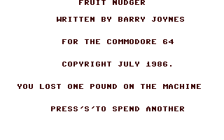 C64 GameBase Fruit_Nudger 1986