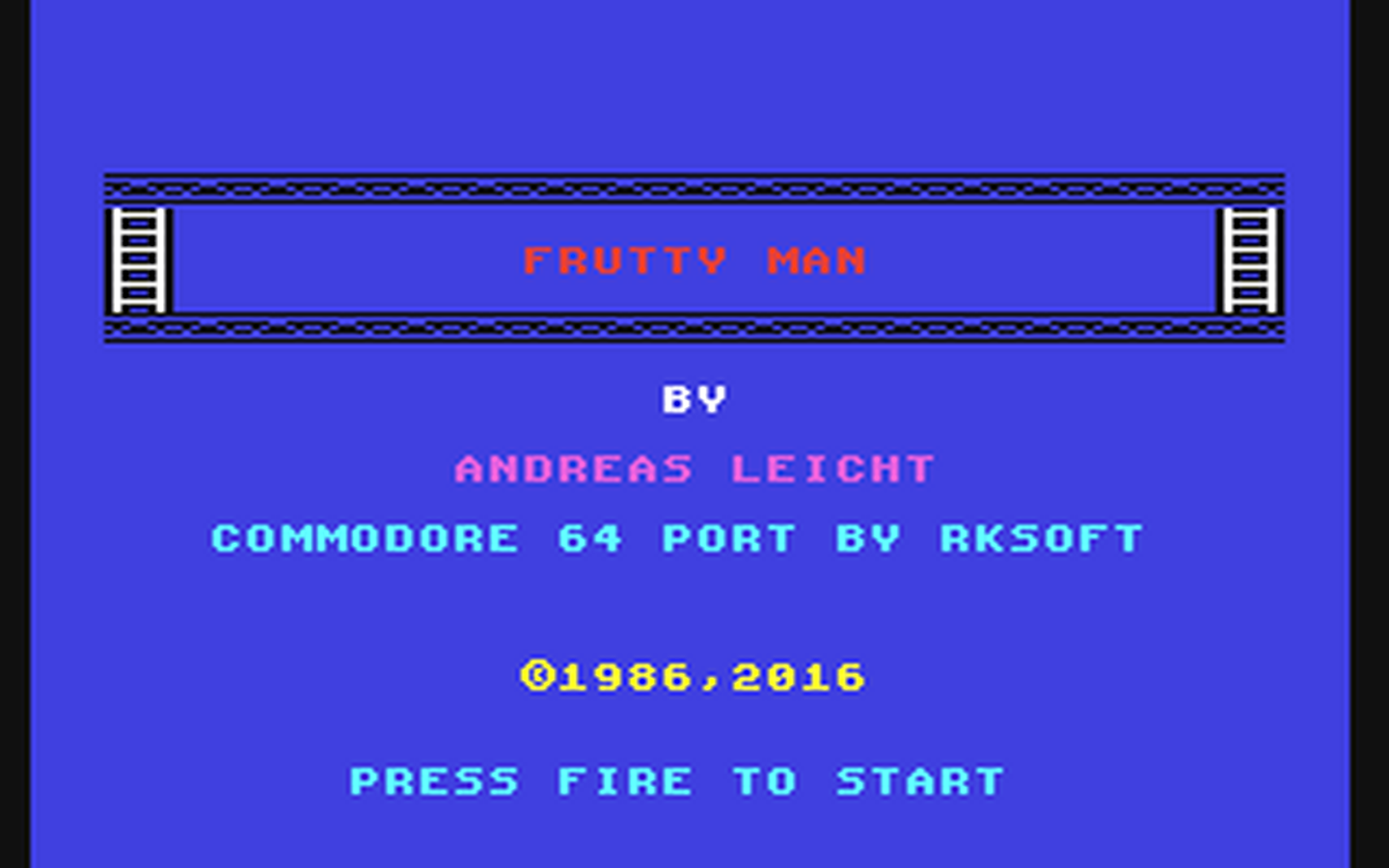 C64 GameBase Frutty_Man RKSoft 2016