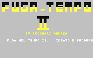 C64 GameBase Fuga_nel_Tempo_II (Not_Published) 1986