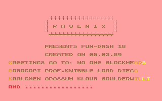 C64 GameBase Fun_Dash_18 (Not_Published) 1989