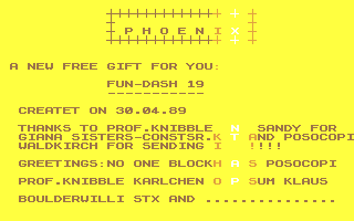 C64 GameBase Fun_Dash_19 (Not_Published) 1989