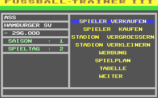 C64 GameBase Fußball-Trainer_III RF 1987