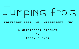 C64 GameBase Jumping_Frog WizardSoft