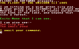 C64 GameBase Flight_of_the_Unicorn,_The Flight_19_Software 1985