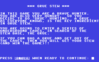 C64 GameBase Grue_Stew Datamost,_Inc. 1984