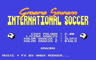 C64 GameBase Graeme_Souness_International_Soccer LK_Avalon_(Laboratorium_Komputerowe_Avalon) 1994