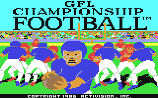 C64 GameBase GFL_Championship_Football Activision/Gamestar 1986