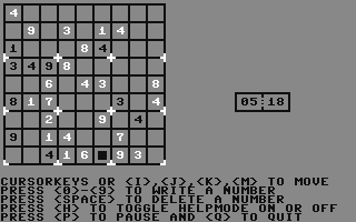 C64 GameBase GNU_Sudoku_64 (Public_Domain) 2006