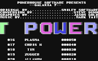 C64 GameBase Galaxia_7 Alpha_Omega_Software/The_Power_House 1988