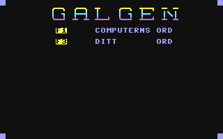 C64 GameBase Galgen Datacompaniet/64_Tape_Computing 1984