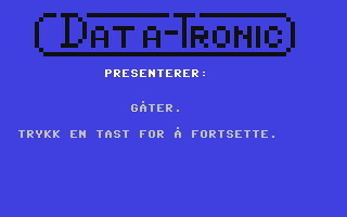 C64 GameBase Gater Data-Tronic
