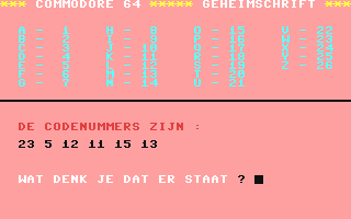 C64 GameBase Geheimschrift Courbois_Software 1984