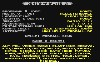 C64 GameBase Gehirn-Analyse_II Welle:Erdball 2005