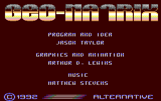 C64 GameBase Geo-Matrix Alternative_Software 1992