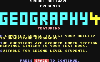 C64 GameBase Geography_Quiz School_Software_Ltd.