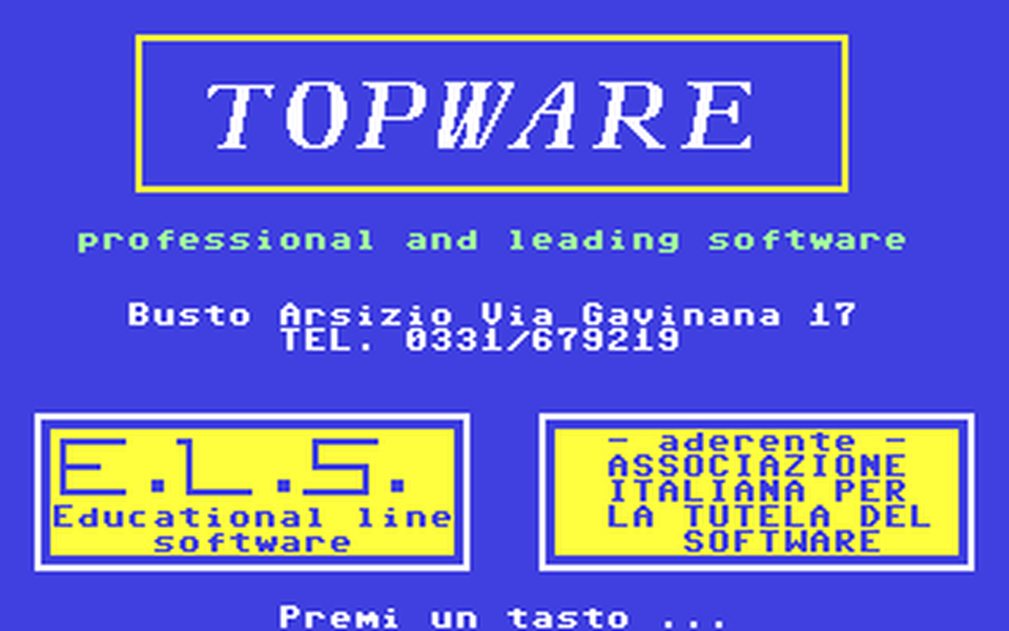C64 GameBase Geometria_Piana Topware 1987