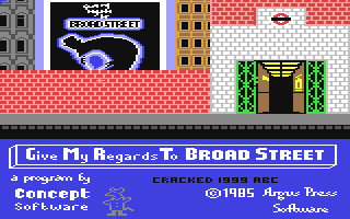 C64 GameBase Give_my_Regards_to_Broad_Street Argus_Press_Software_(APS)/Mind_Games 1985