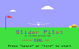C64 GameBase Glider_Pilot CRL_(Computer_Rentals_Limited) 1985