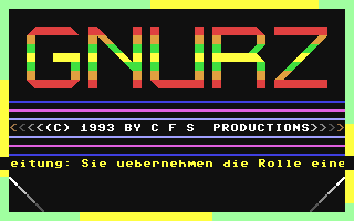 C64 GameBase Gnurz CFS_Productions 1993