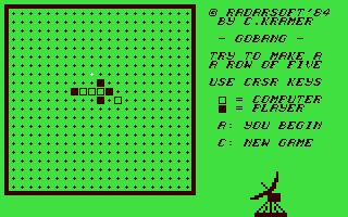 C64 GameBase Gobang RadarSoft 1984