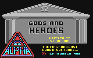 C64 GameBase Gods_and_Heroes Alpha_Omega_Software 1986
