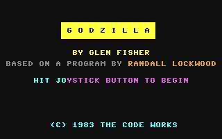 C64 GameBase Godzilla Osbourne/McGraw-Hill 1983