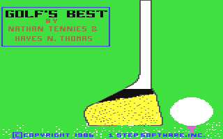 C64 GameBase Golf's_Best_-_St._Andrews 1_Step_Software,_Inc. 1986