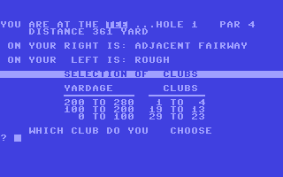 C64 GameBase Golf