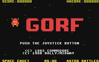 C64 GameBase Gorf Commodore 1983