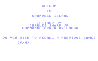 C64 GameBase Grandell_Island Microfex_(MFEX) 1982