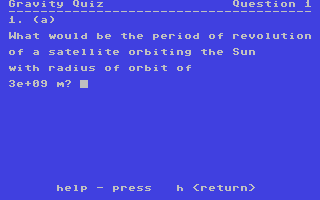 C64 GameBase Gravity_Quiz Commodore_Educational_Software 1983