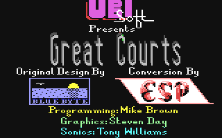 C64 GameBase Great_Courts Ubi_Soft 1990