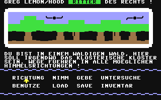 C64 GameBase Greg_Lemon/Hood_-_Ritter_des_Rechts PDPD_Software 1991
