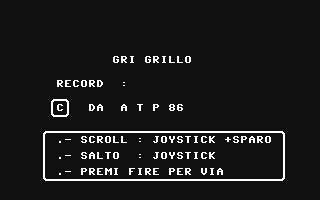 C64 GameBase Gri_Grillo Pubblirome/Edigamma 1986