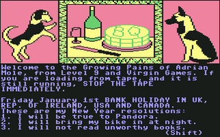 C64 GameBase Growing_Pains_of_Adrian_Mole,_The Virgin_Games/Level_9_Computing 1987