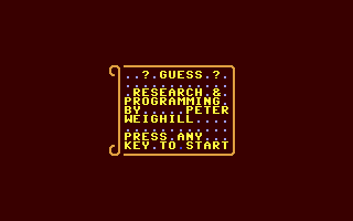 C64 GameBase Guess_the_Number (Public_Domain)