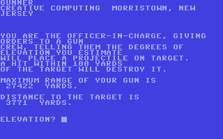 C64 GameBase Gunner Creative_Computing 1978