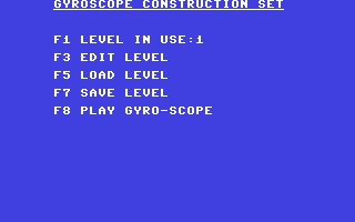 C64 GameBase Gyroscope_Construction_Set (Not_Published) 1986