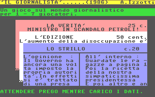 C64 GameBase Giornalista,_Il Edisoft_S.r.l./Next 1986