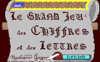 C64 GameBase Grand_Jeu_des_Chiffres_et_des_Lettres,_Le Loriciels_Ltd.