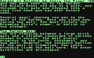 C64 GameBase Garden_of_Balance,_The 1988