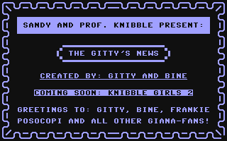 C64 GameBase Gitty's_News,_The (Not_Published) 1989