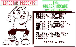 C64 GameBase Golfer_Arcade,_The Loadstar/Softdisk_Publishing,_Inc. 1988