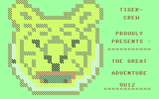 C64 GameBase Great_Adventure_Quiz,_The Tiger-Crew-Disk_PD