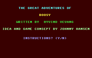 C64 GameBase Great_Adventures_of_Boosy,_The